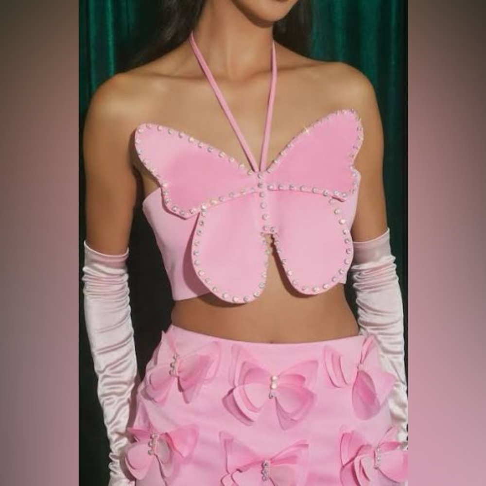 Wicked Butterfly Crop Top